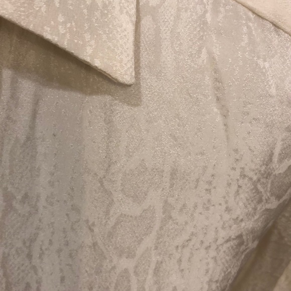 White Bebe Button Down Shirt - Picture 2 of 5